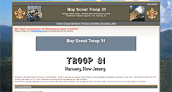 Desktop Screenshot of bsa-troop31.org