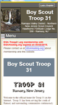 Mobile Screenshot of bsa-troop31.org