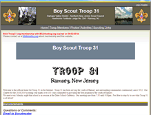 Tablet Screenshot of bsa-troop31.org